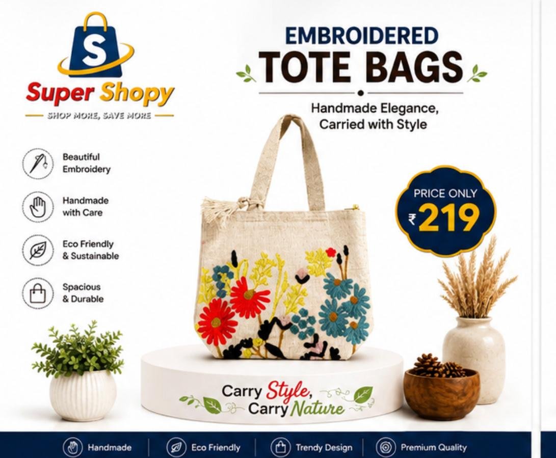 Chenille designer cushion covers promotional poster